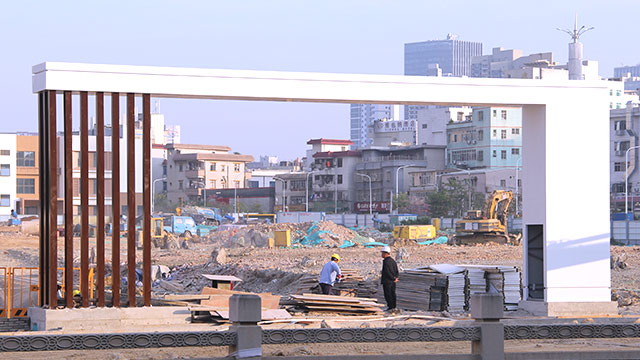 大通建材工地大門-深圳平湖工地標準大門安裝-工地大門-深圳市大通建材有限公司圍擋生產廠家