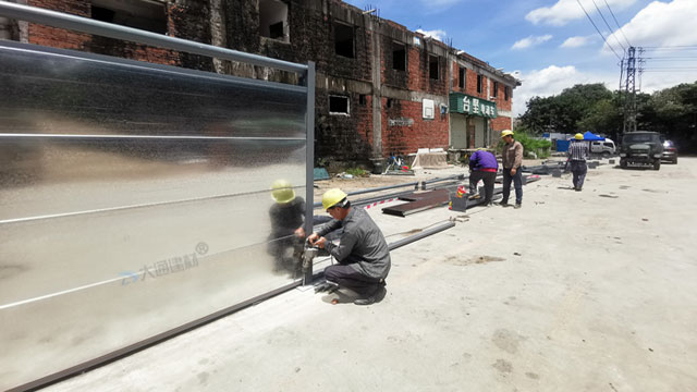 鍍鋅板鋼結構圍擋C款 深圳市光明區項目工程圍擋